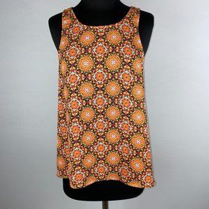 Xhilaration Juniors M Multicolor Patterned Tank Top